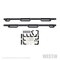 Westin Automotive 17-C F250/F350 CREW CAB(6.75 FT BED)TEXTURED BLACK HDX DROP WTW NERF STEP BARS 56-534025 - alternate 3